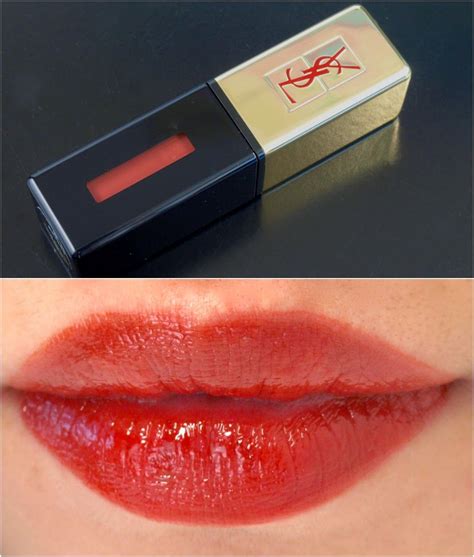 ysl glossy stain review and swatches|yves Saint Laurent lip stain.